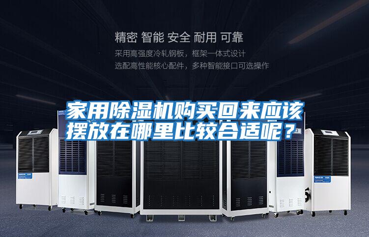家用除濕機購買回來應該擺放在哪里比較合適呢？