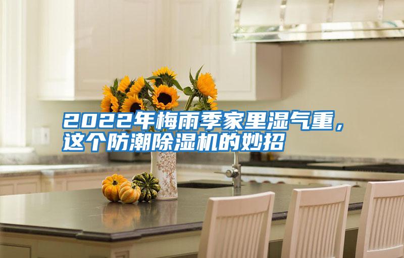 2022年梅雨季家里濕氣重，這個防潮除濕機的妙招