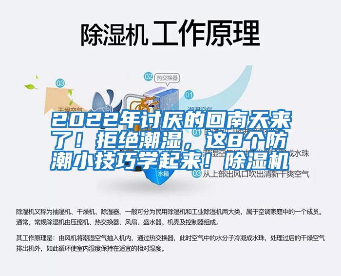 2022年討厭的回南天來了！拒絕潮濕，這8個(gè)防潮小技巧學(xué)起來！除濕機(jī)