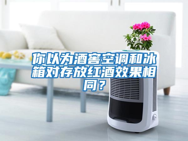 你以為酒窖空調和冰箱對存放紅酒效果相同？
