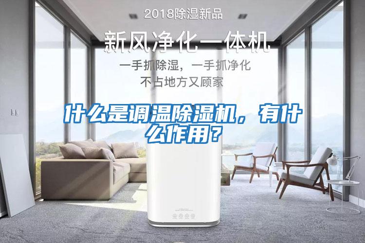 什么是調溫除濕機，有什么作用？