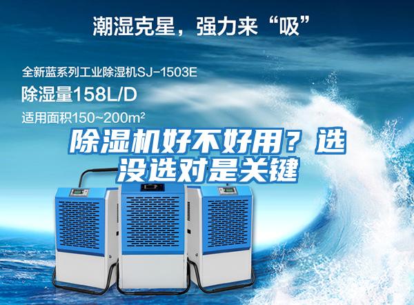 除濕機好不好用？選沒選對是關鍵