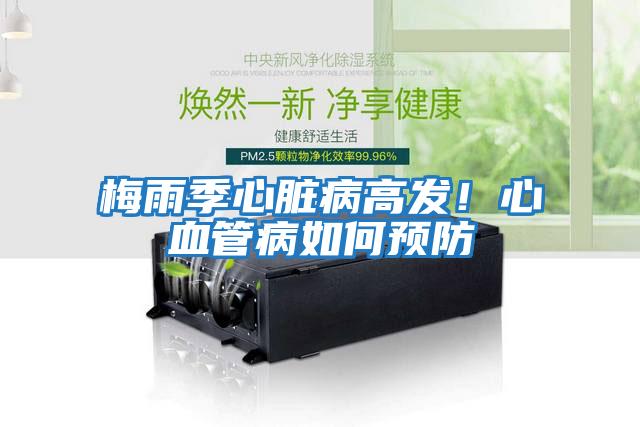 梅雨季心臟病高發！心血管病如何預防