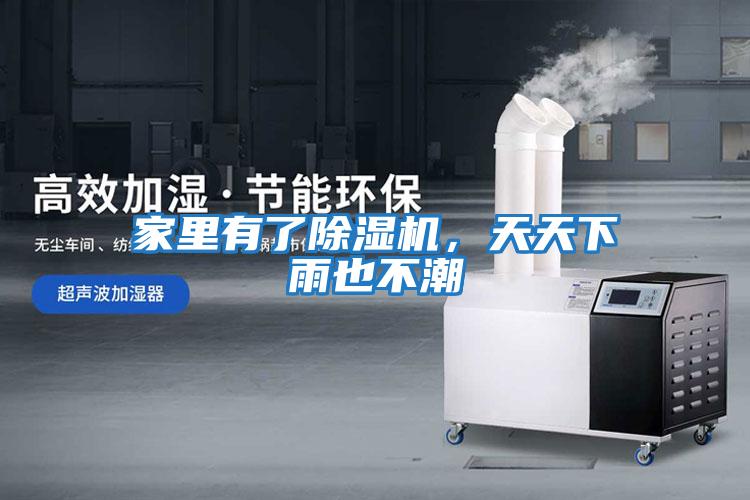 家里有了除濕機，天天下雨也不潮