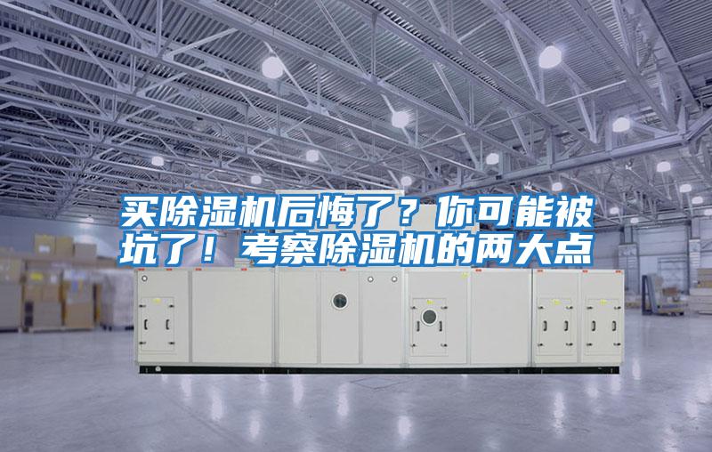 買(mǎi)除濕機(jī)后悔了？你可能被坑了！考察除濕機(jī)的兩大點(diǎn)
