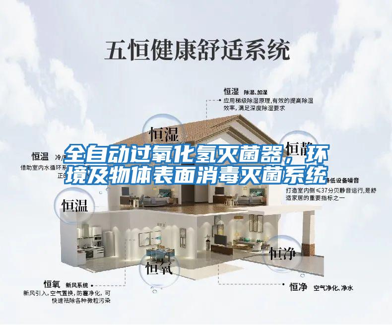 全自動過氧化氫滅菌器，環境及物體表面消毒滅菌系統