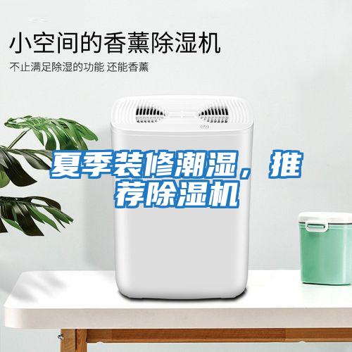 夏季裝修潮濕，推薦除濕機
