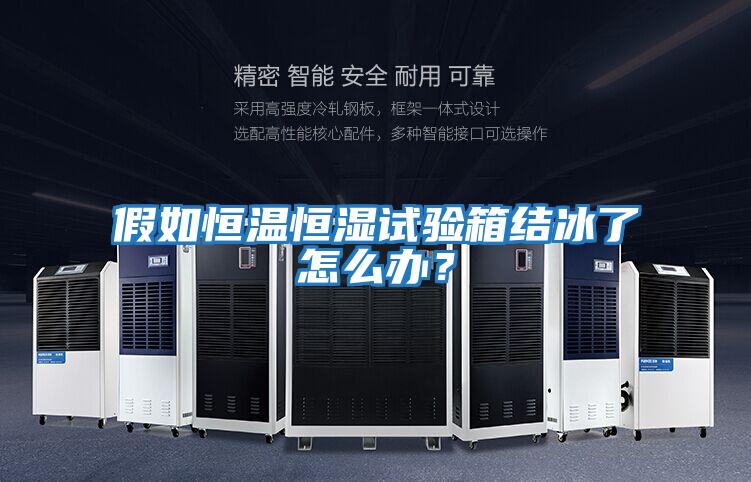 假如恒溫恒濕試驗箱結冰了怎么辦？