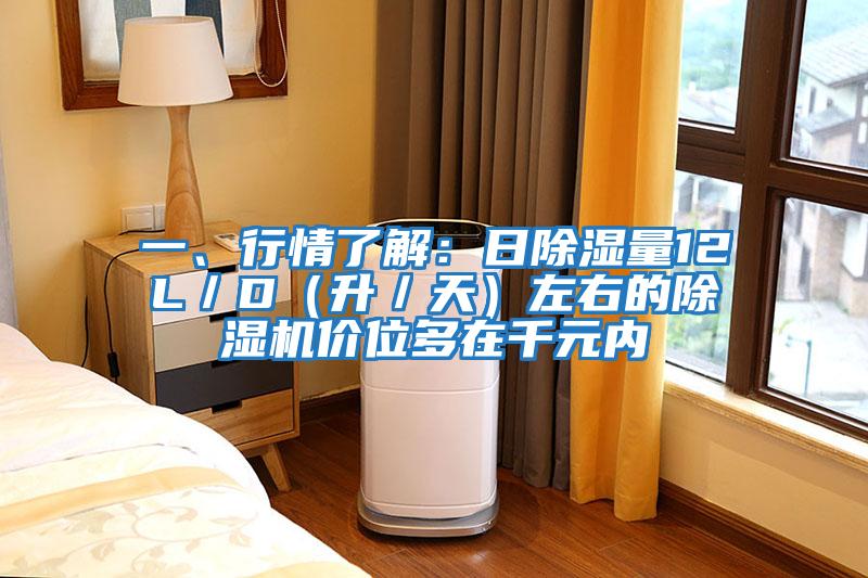一、行情了解：日除濕量12L／D（升／天）左右的除濕機價位多在千元內(nèi)