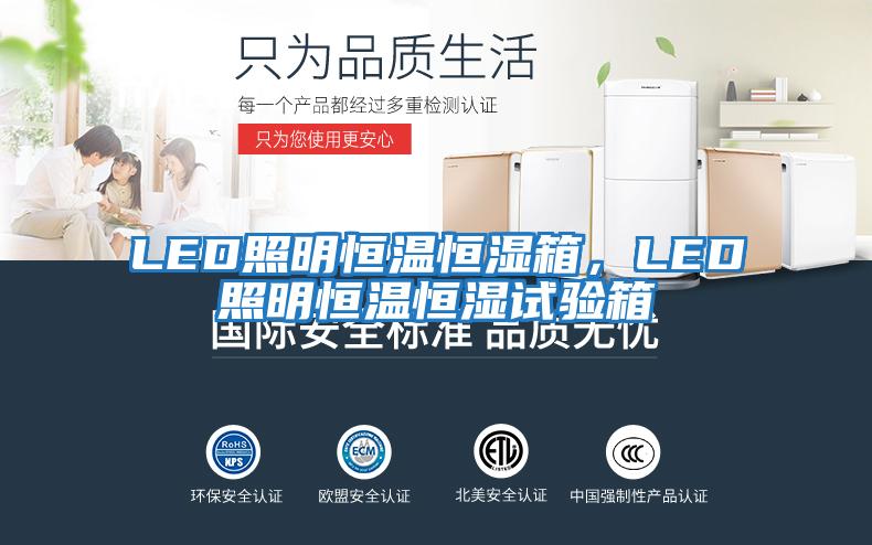 LED照明恒溫恒濕箱，LED照明恒溫恒濕試驗箱