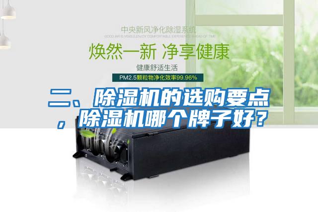 二、除濕機(jī)的選購(gòu)要點(diǎn)，除濕機(jī)哪個(gè)牌子好？
