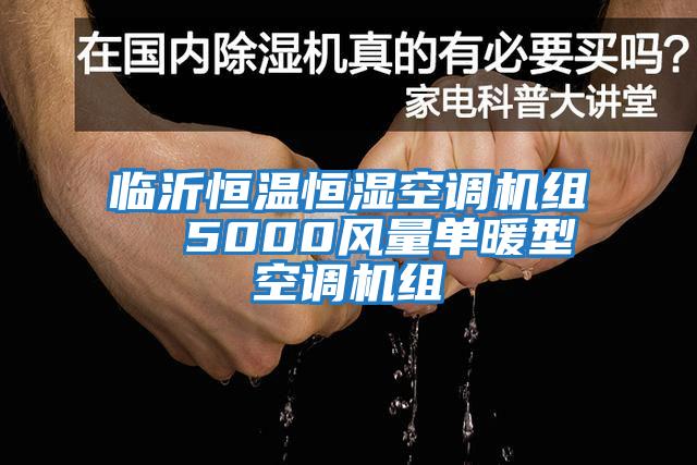 臨沂恒溫恒濕空調機組  5000風量單暖型空調機組