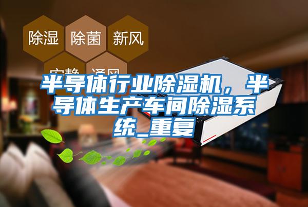 半導體行業(yè)除濕機，半導體生產車間除濕系統(tǒng)_重復