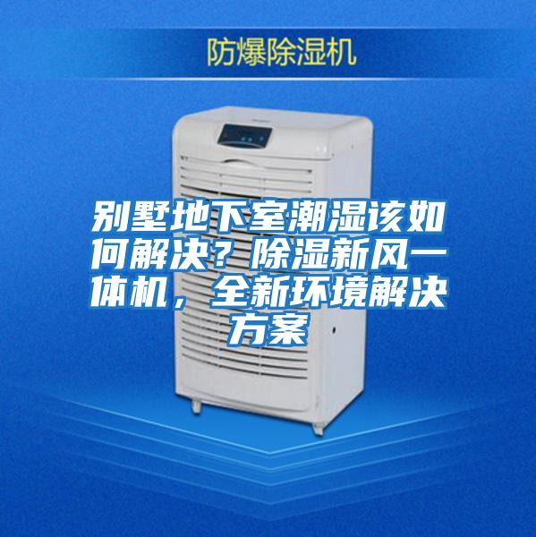 別墅地下室潮濕該如何解決？除濕新風(fēng)一體機，全新環(huán)境解決方案