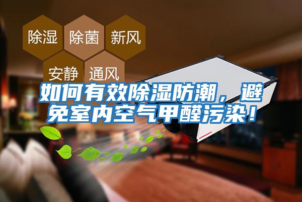 如何有效除濕防潮，避免室內(nèi)空氣甲醛污染！