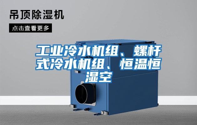 工業(yè)冷水機(jī)組、螺桿式冷水機(jī)組、恒溫恒濕空
