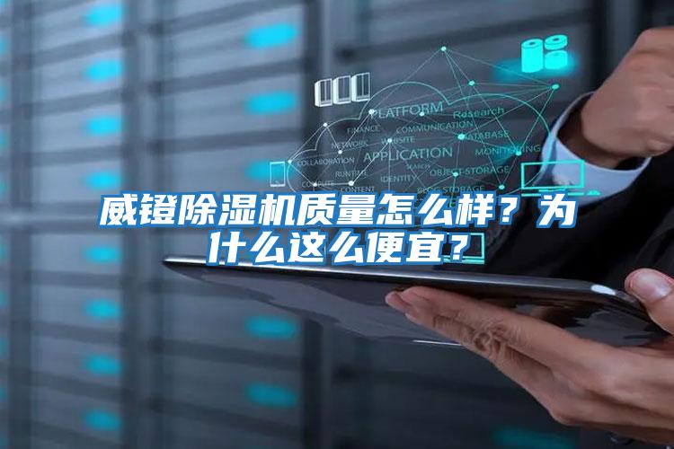威鐙除濕機質量怎么樣？為什么這么便宜？