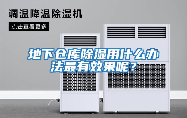 地下倉庫除濕用什么辦法最有效果呢？
