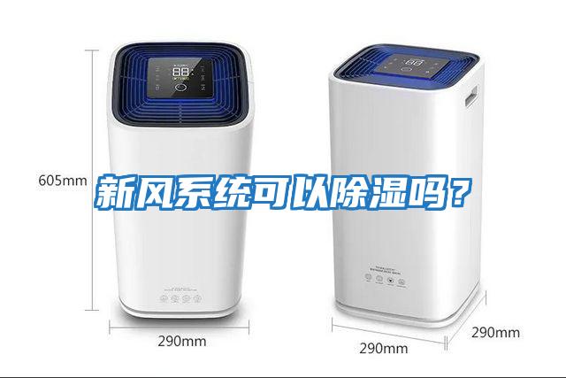 新風(fēng)系統(tǒng)可以除濕嗎？