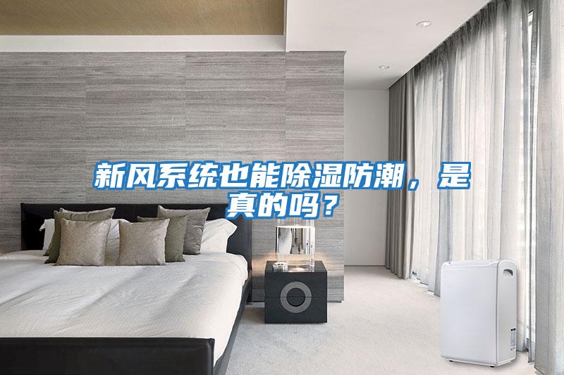 新風(fēng)系統(tǒng)也能除濕防潮，是真的嗎？