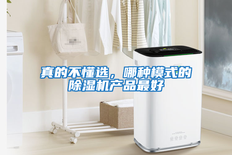 真的不懂選，哪種模式的除濕機產品最好