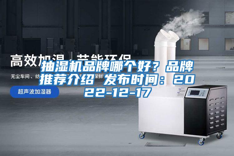 抽濕機(jī)品牌哪個好？品牌推薦介紹 發(fā)布時間：2022-12-17