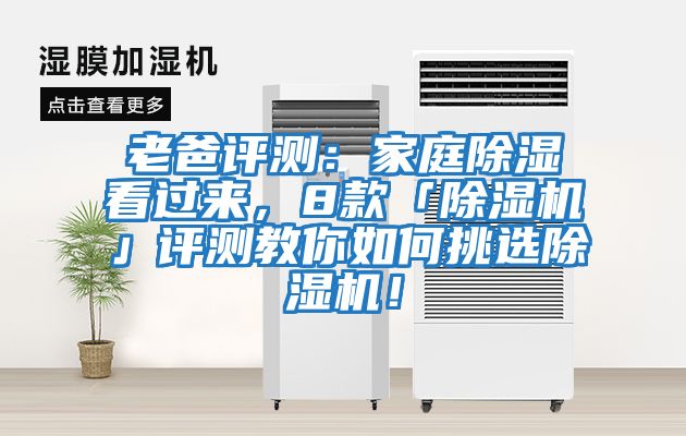 老爸評測：家庭除濕看過來，8款「除濕機」評測教你如何挑選除濕機！