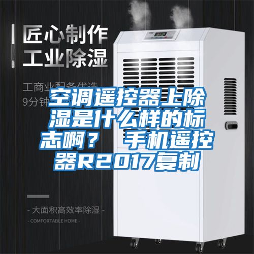 空調(diào)遙控器上除濕是什么樣的標(biāo)志啊？ 手機遙控器R2017復(fù)制