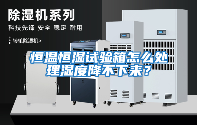恒溫恒濕試驗箱怎么處理濕度降不下來？