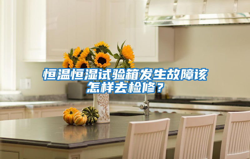 恒溫恒濕試驗箱發生故障該怎樣去檢修？