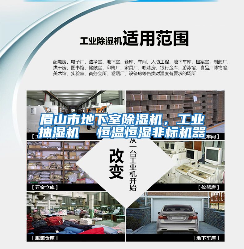 眉山市地下室除濕機(jī)，工業(yè)抽濕機(jī)  恒溫恒濕非標(biāo)機(jī)器