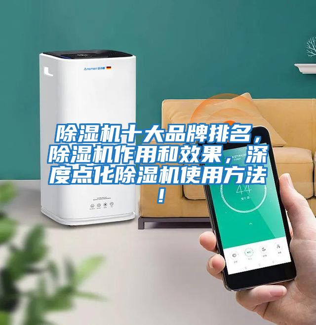 除濕機十大品牌排名，除濕機作用和效果，深度點化除濕機使用方法！