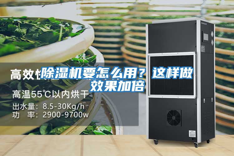 除濕機要怎么用？這樣做效果加倍