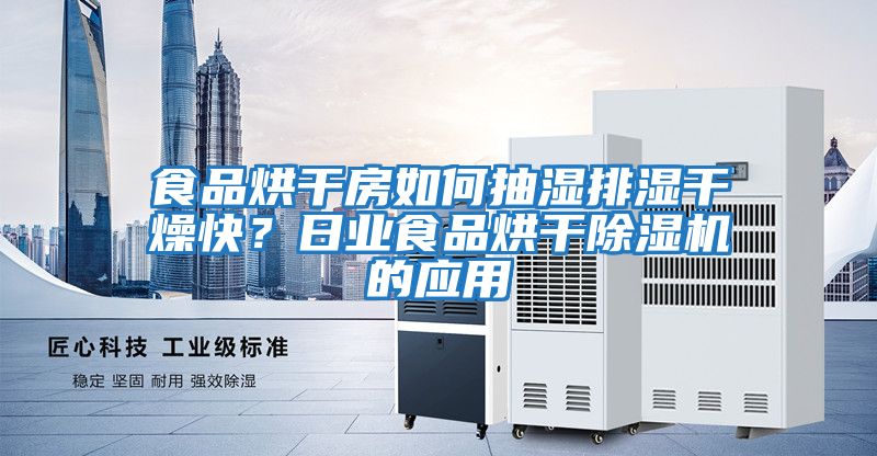 食品烘干房如何抽濕排濕干燥快？日業食品烘干除濕機的應用