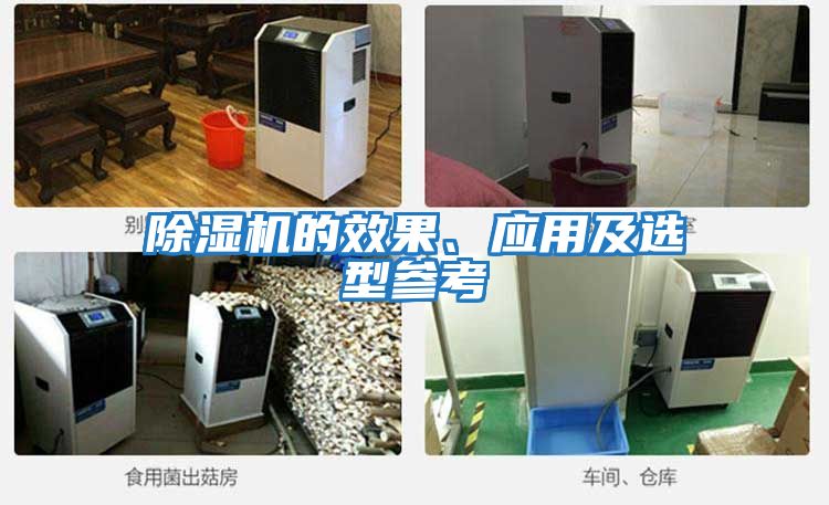 除濕機的效果、應(yīng)用及選型參考